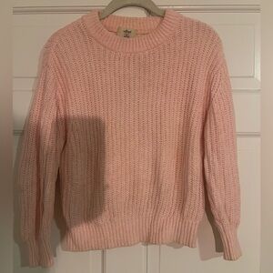 Aritzia Women's Pink Knit Sweater
